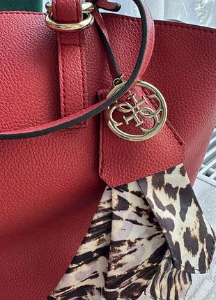 Сумка guess червона 8