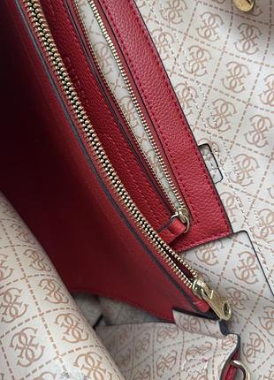 Сумка guess червона 6