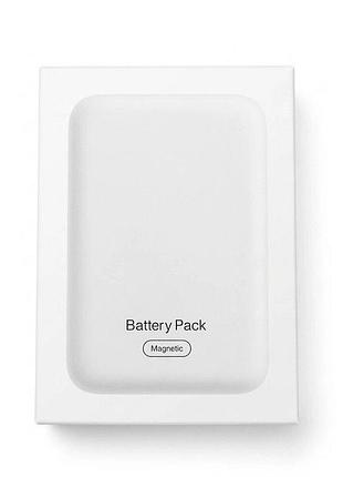 Power bank магнітний з бездротовою зарядкою magsafe 10000 маг, pd 22.5w