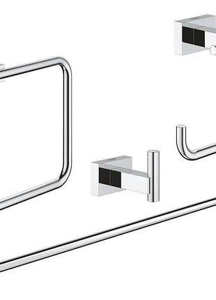 Набор аксессуаров 4 в 1 grohe essentials cube new (40778001)
