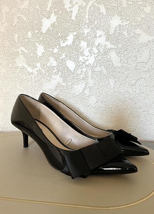Туфлі-човники чорні zara 2