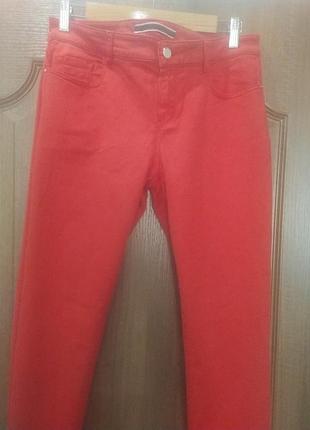Брюки красные massimo dutti 38/40
