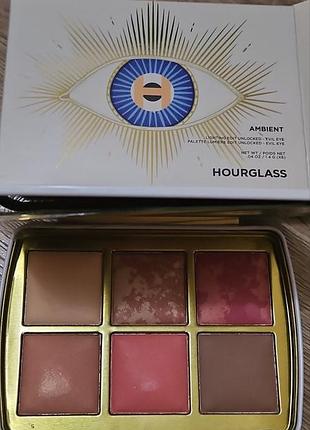Hourglass ambient lighting edit unlocked deer — палітра для обличчя з пудрою, бронзером, хайлайтером і рум'янами, 8,4г