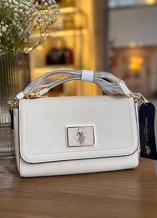 Жіноча сумка крос-боді u.s. polo assn. 🤍 оригінал