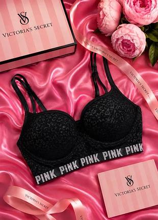 Фирменный стильный топ лиф бра victoria’s secret pink