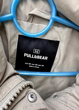 Бежева коротка дута куртка pull&bear 2