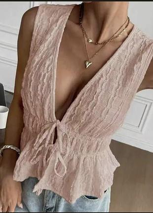 Топ рожевий