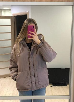 Куртка оверсайз осіння в стилі найк nike