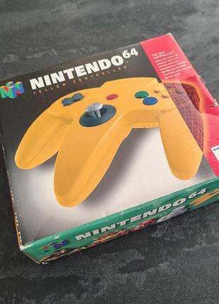 Геймпад nintendo 64 yellow controller (nintendo 64)