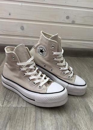 Жіночі високі кеди converse chuck taylor all star platform — оригінал!