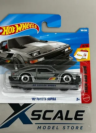 Машинка hot wheels 2026  toyota 82 supra silver