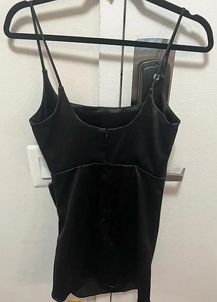 Сукня міні чорна zara 4