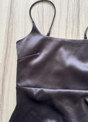 Сукня міні чорна zara 6