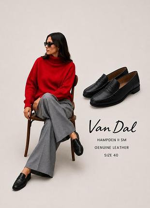 Новые туфли пени лоферы van-dal кожа р 40(25,5 см)