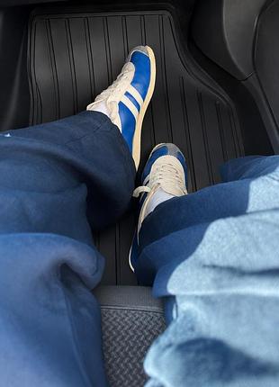 Редкие ретро-кроссовки из лимитированной коллаборации adidas x c.p. company italia spzl в расцветке "collegiate royal"