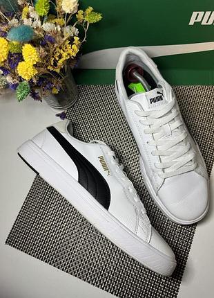 Оригинальные кожаные кроссовки puma легкие