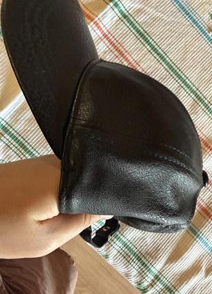 Шкіряна кепка h&m 4
