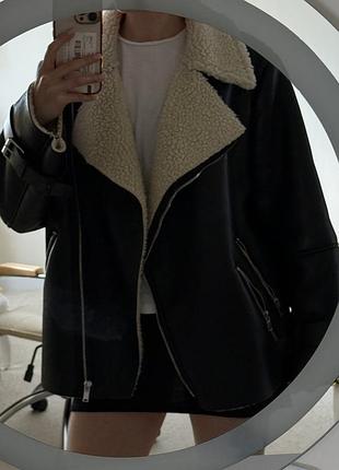 Оверсайз дублянка від mango