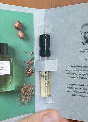 Patchouli mania, essential parfums, пробник 2
