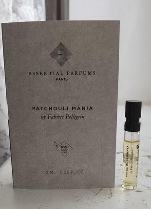 Patchouli mania, essential parfums, пробник