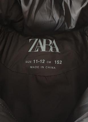 Zara теплая куртка для девочки 🖤 4