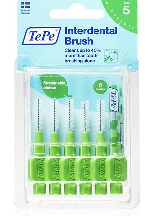 Набір міжзубних йоржиків tepe interdental brushes angle green 0.8mm