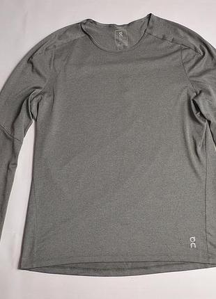 Чоловічий біговий спортивний лонгслів кофта on running long sleeve shirt - xl