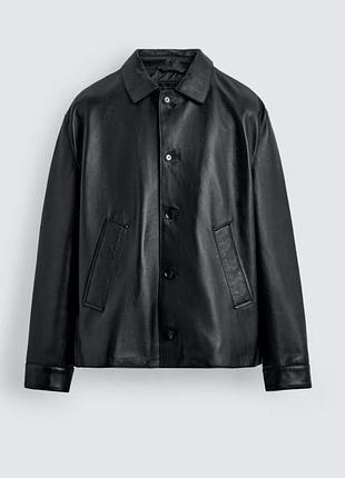 Куртка из натуральной кожи zara man