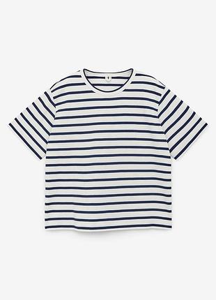 Arket  midweight t-shirt футболка в смужку, бавовна