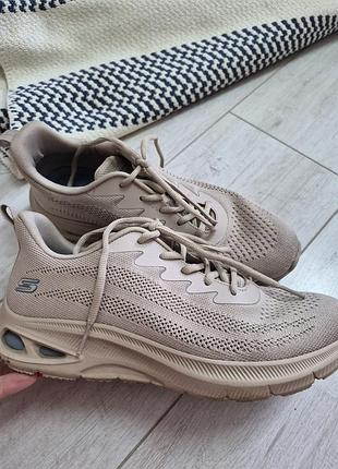 Кроссовки женские skechers bobs unity коричневые 117441 tan, 40размер, 27см