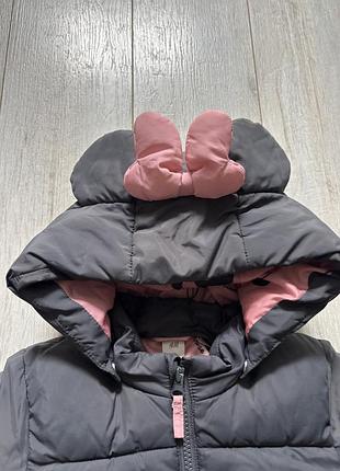 Дута куртка h&m minnie mouse 104 3