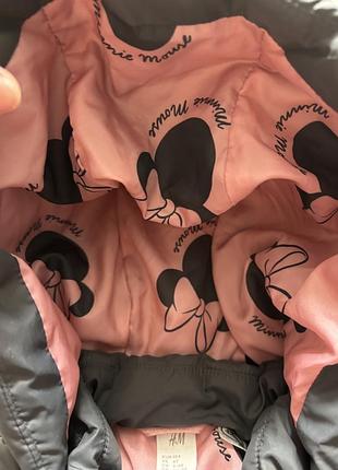 Дута куртка h&m minnie mouse 104 5