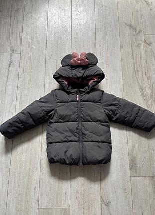 Дута куртка h&m minnie mouse 104