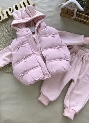 Комплект тройка pink bunny 2