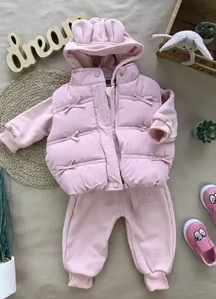 Комплект тройка pink bunny 4