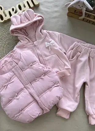 Комплект тройка pink bunny