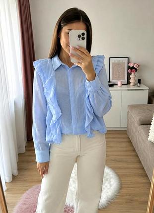 Рубашка блузка женская zara
