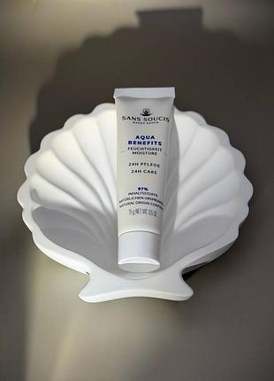К рем для обличчя sans soucis aqua benefits moisture 24h care 15мл