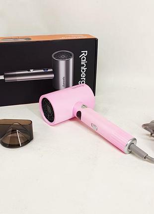 Професійний фен для волосся з іонізацією rainberg rb-2253 2000вт pink