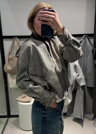 Куртка бомбер zara м, м/l 4