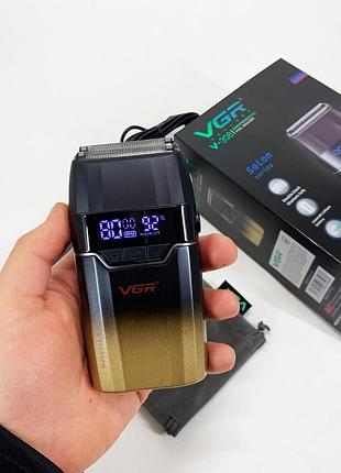 Электробритва vgr v-308 gold шейвер 2