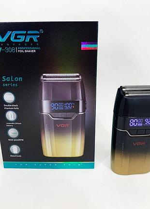 Электробритва vgr v-308 gold шейвер 6