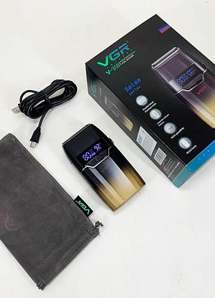 Электробритва vgr v-308 gold шейвер 8