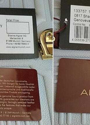 Aigner  шкіряна сумка 10
