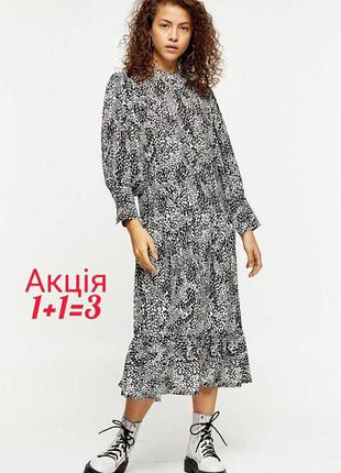 Вискозное миди платье topshop