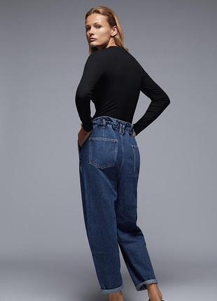 Джинси z1975 high-rise baggy paperbag zara розмір 38 (5862060407)
