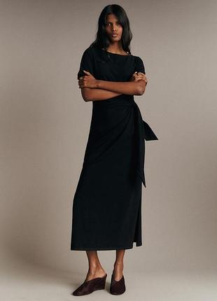 Платье sézane pippa dress черного цвета