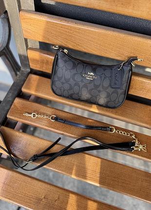 Сумка coach teri shoulder bag, жіноча сумка coach teri, женская сумка coach коуч через плече