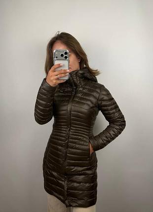 Blauer usa down jacket жіноча зимова подовжена пухова куртка , пальто