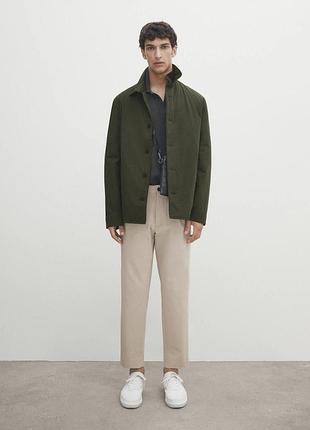 Легка стильна чоловіча куртка, куртка-сорочка massimo dutti, оригінал